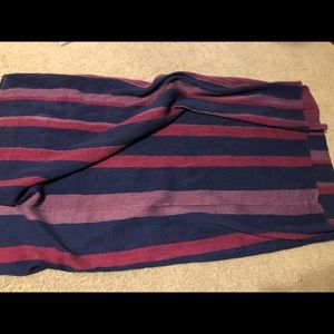 Ring scarf blue and magenta